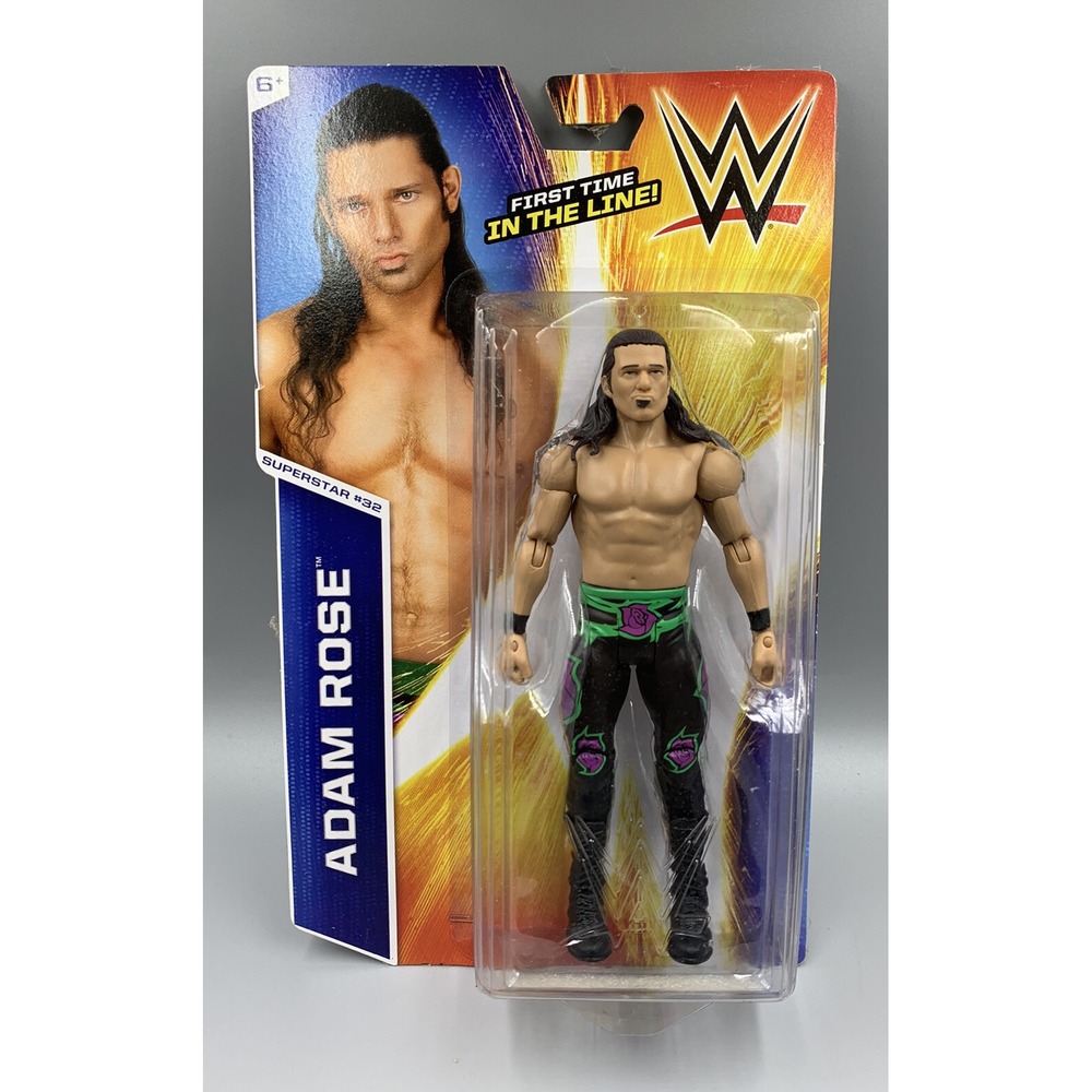 WWE Superstar #32 Adam Rose First‎ Time in the Line  Mattel 2014